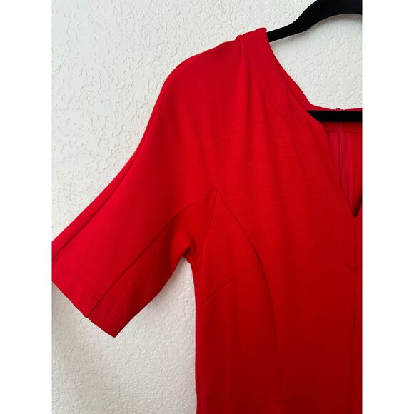 Soft Surroundings Red Swing Time V Neck Maxi Dress Size 6 - Picture 3 of 11